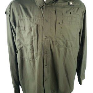 Reel Lengends Mens XXL Saltwater Green Long Sleeve